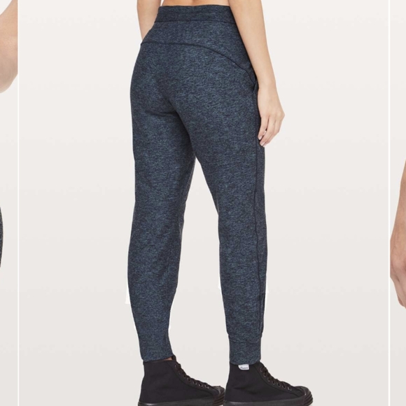 Lululemon Ready To Rulu Pant *Updated 29" Heathered True Navy / Black - Picture 4 of 11